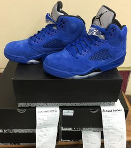 Air Jordan V Retro 5 Blue Suede | 136027-401
